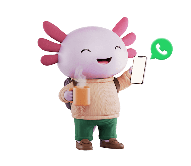 Axel with WhatsApp notification